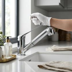 medical-chrome-kitchen-faucet-with-handle